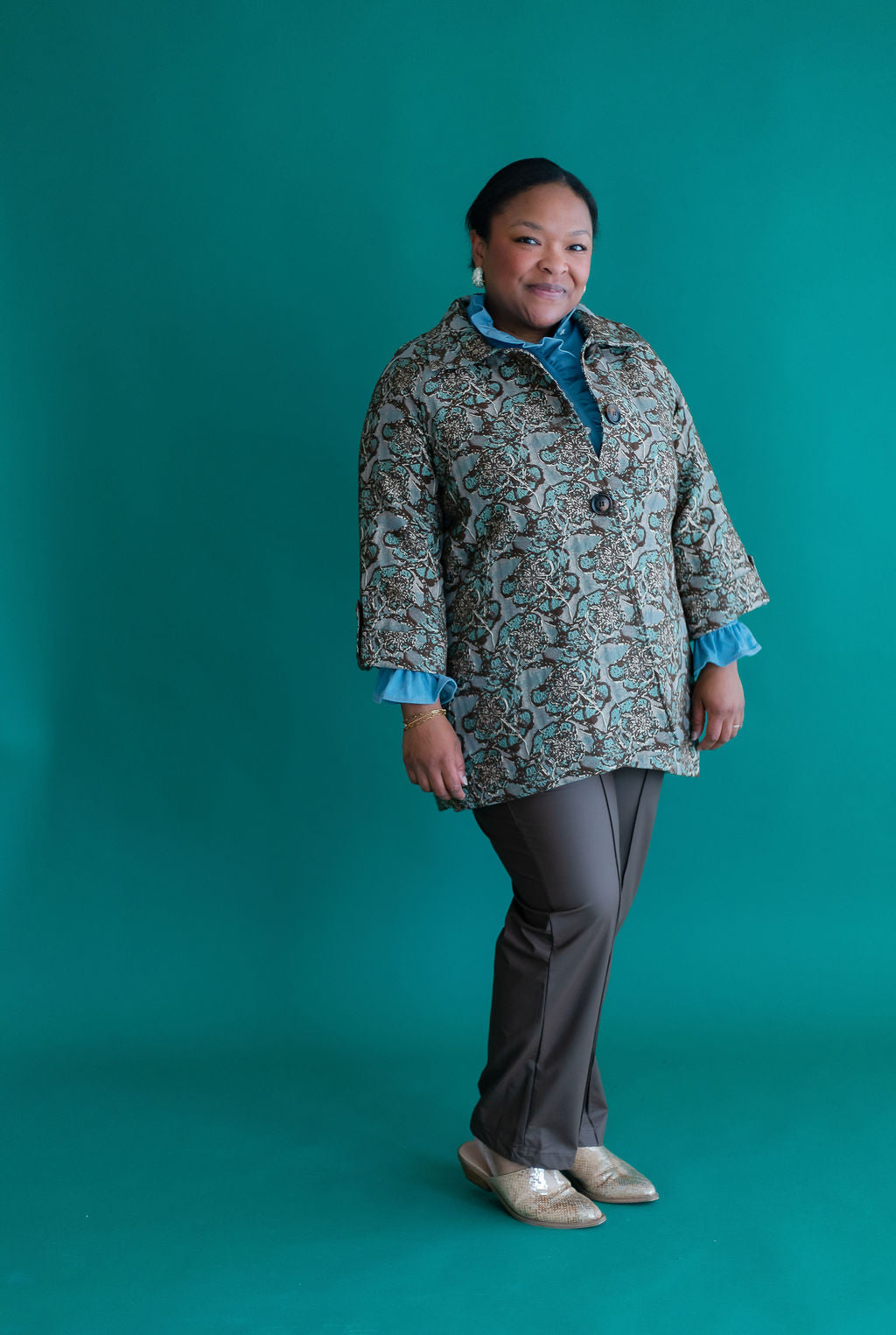 Aqua Flower Jacket