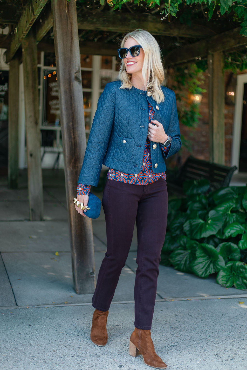Quilted Denim Jacket