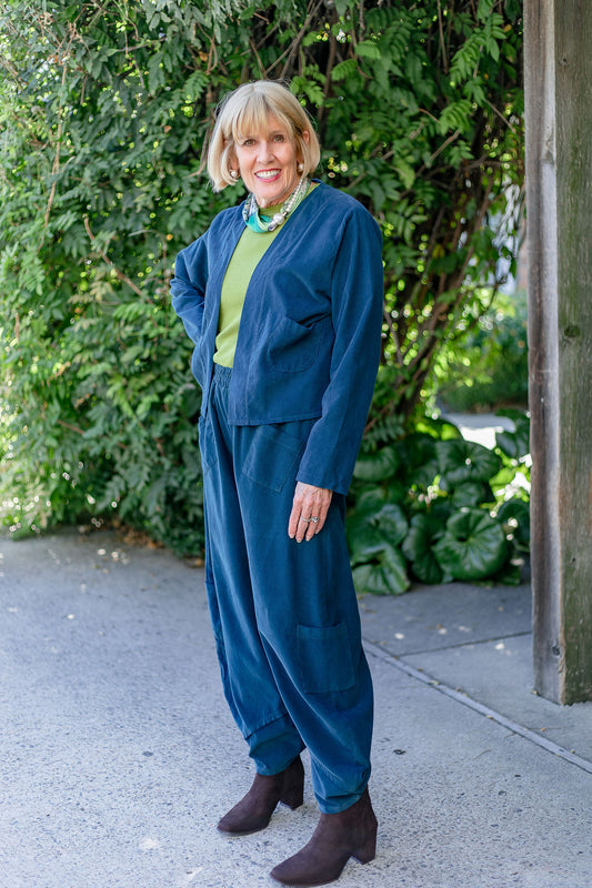Corduroy 4 Pocket Pant | Teal