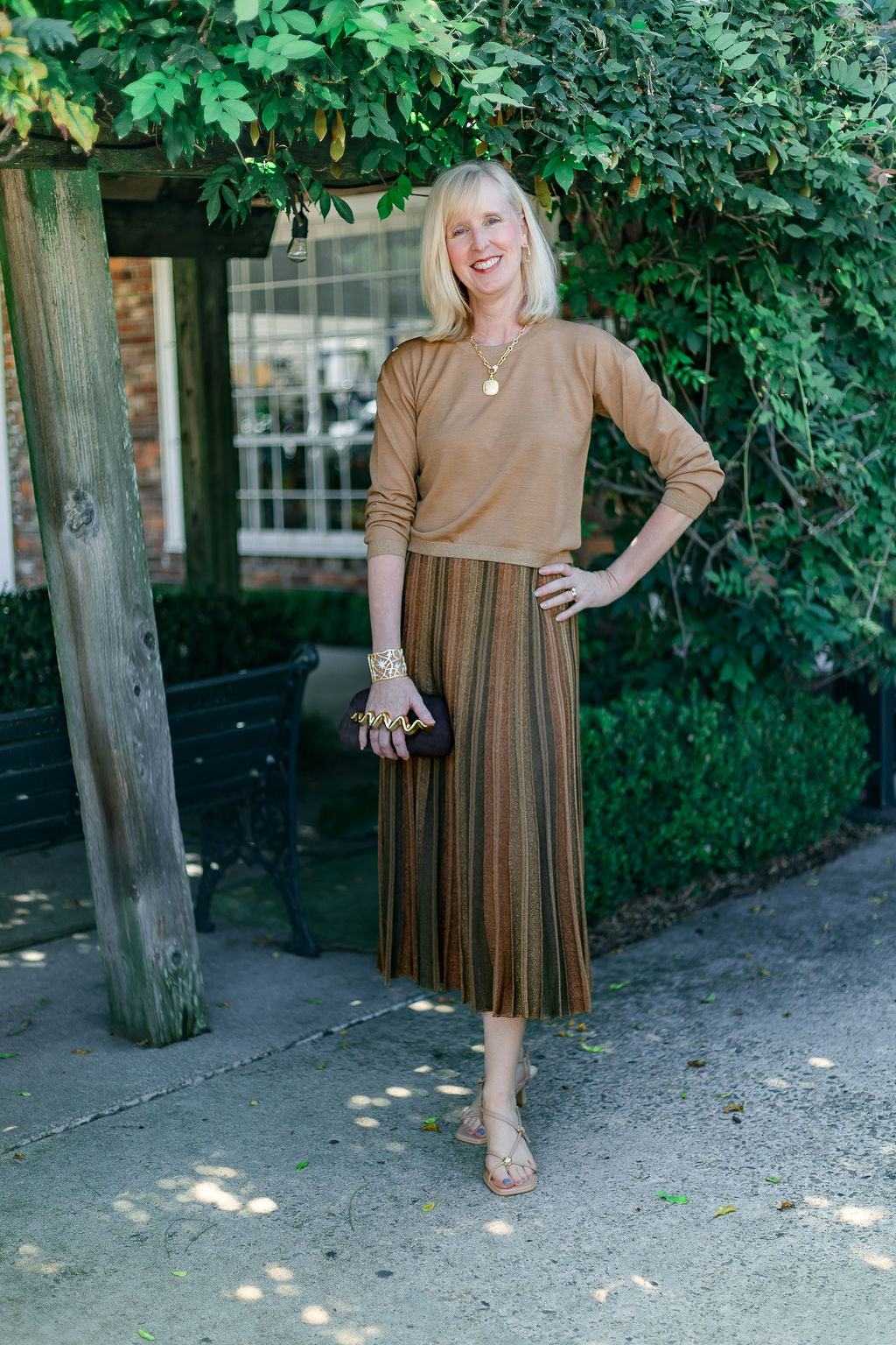 Gala Pleated Skirt | Mordore