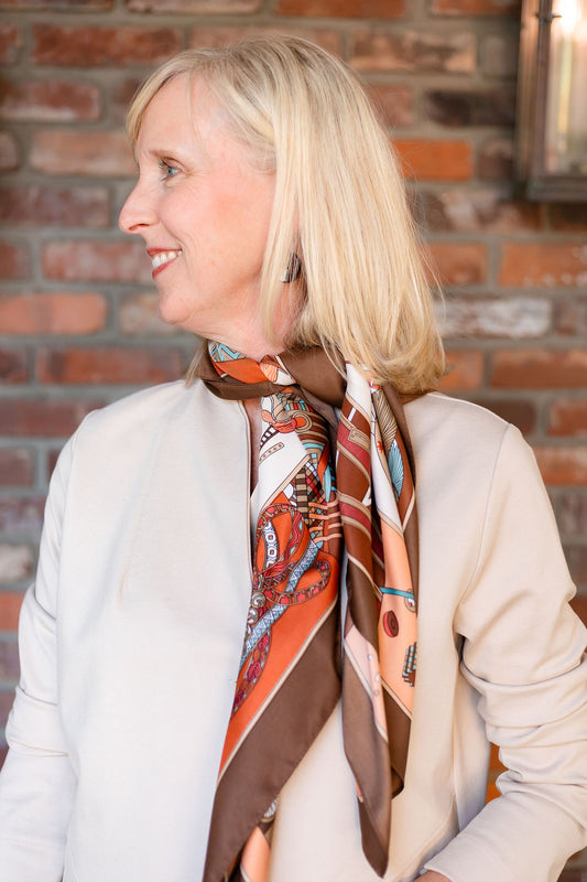 36" Beige Scarf
