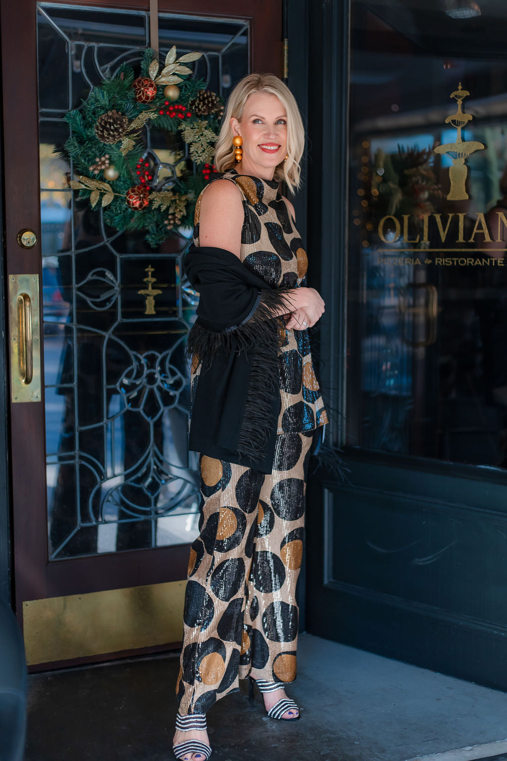 Ostrich Feather Shawl