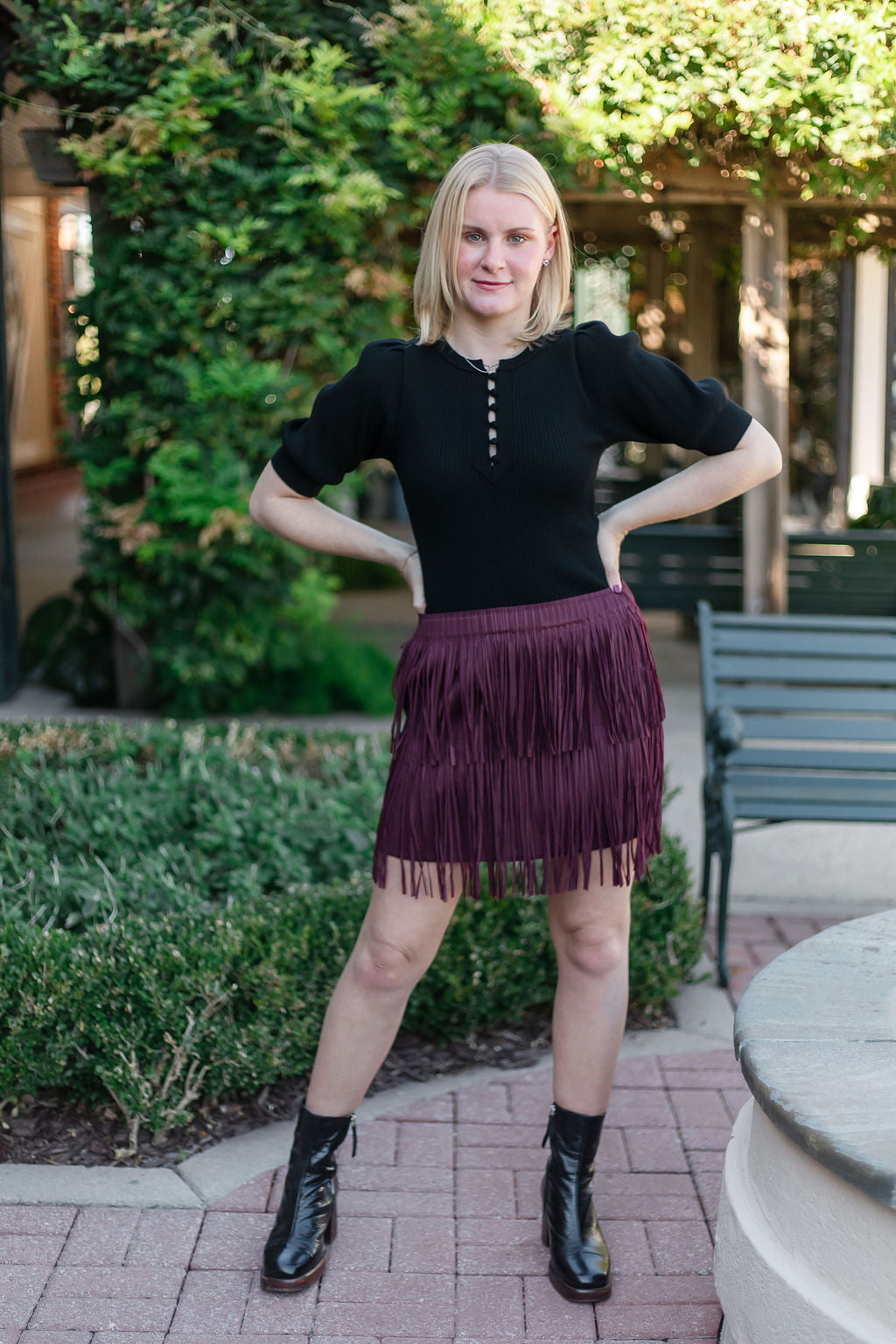 Henley Sweater | Black