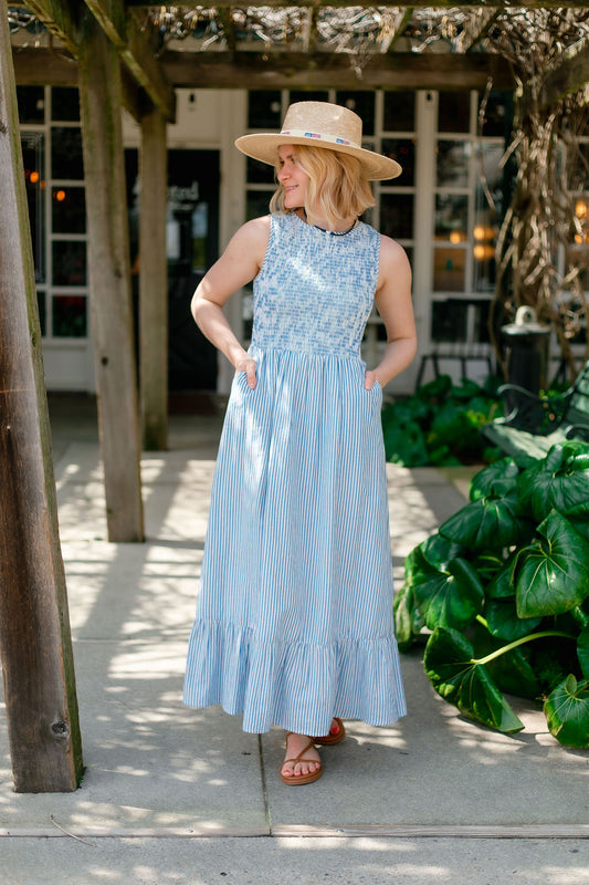 Margot Dress | Seersucker