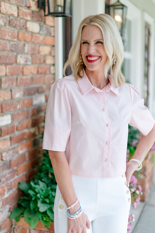 Fallon Top | Lt Pink