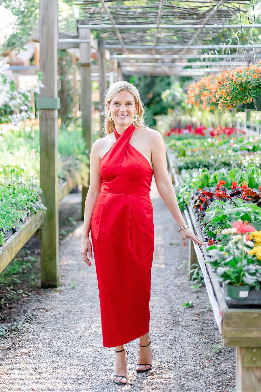 Georgia Dress | Red