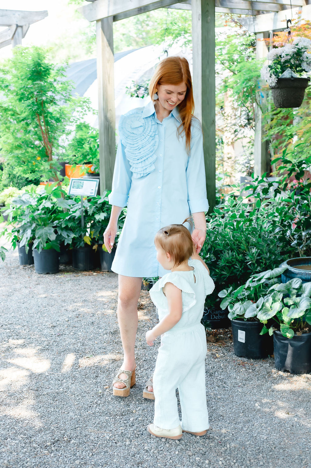 Rose Shoulder Dress