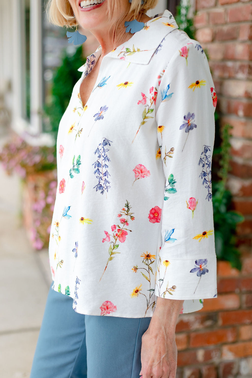 Picking Flowers Top
