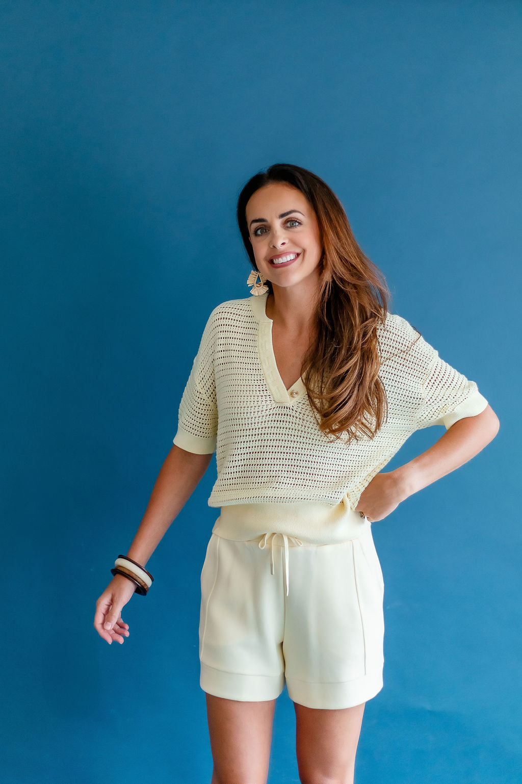 Callie Top | Anise Flower