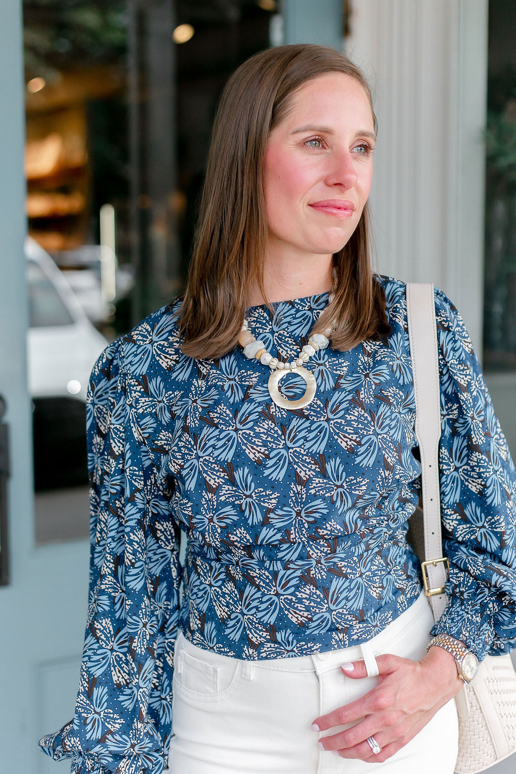 Grace Top | Indigo