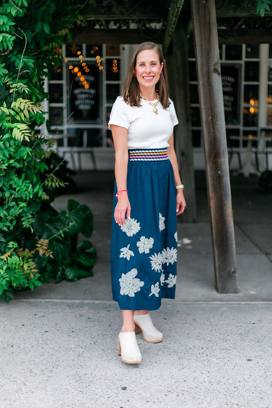 Embroidered Skirt