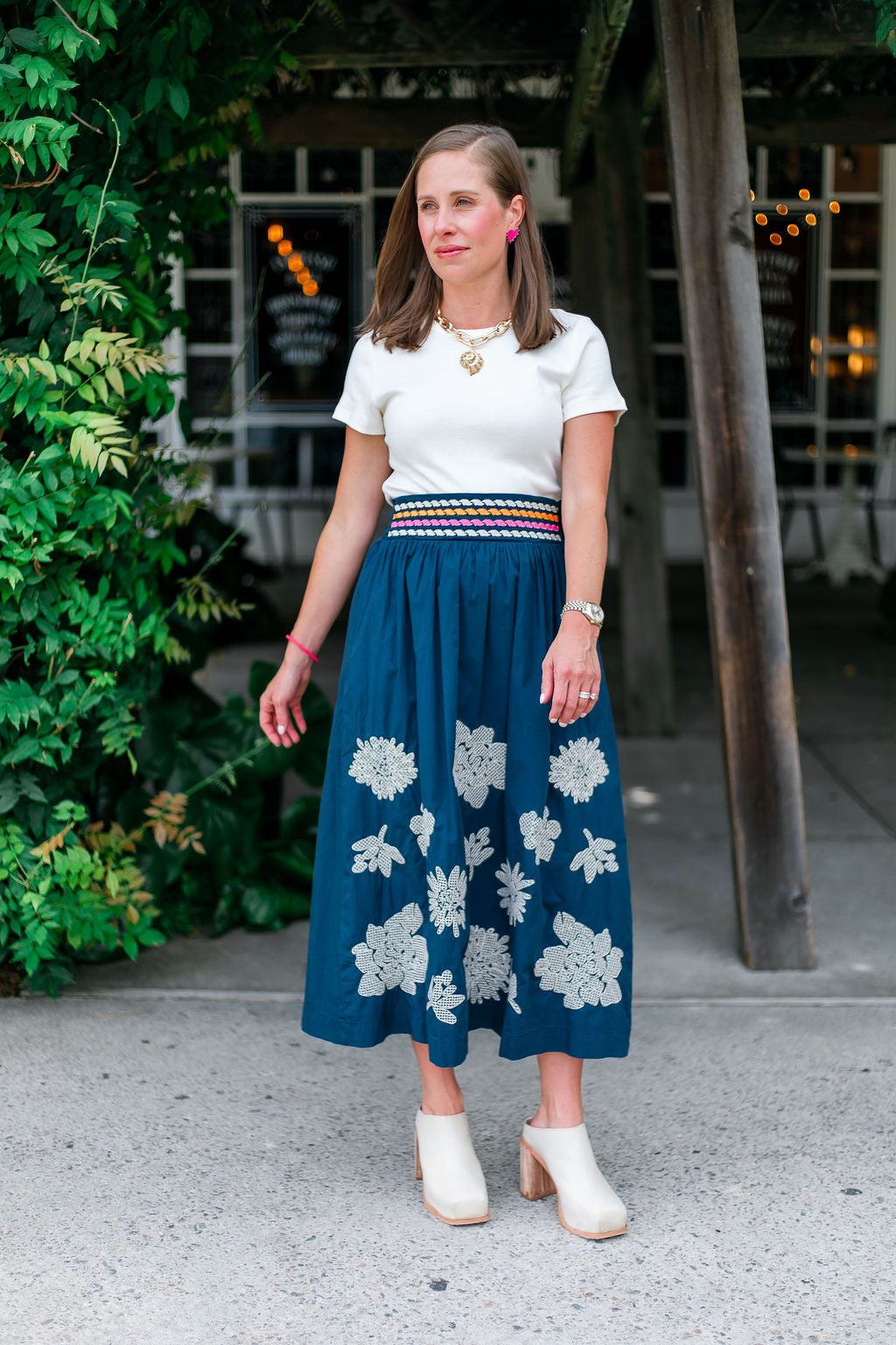 Embroidered Skirt