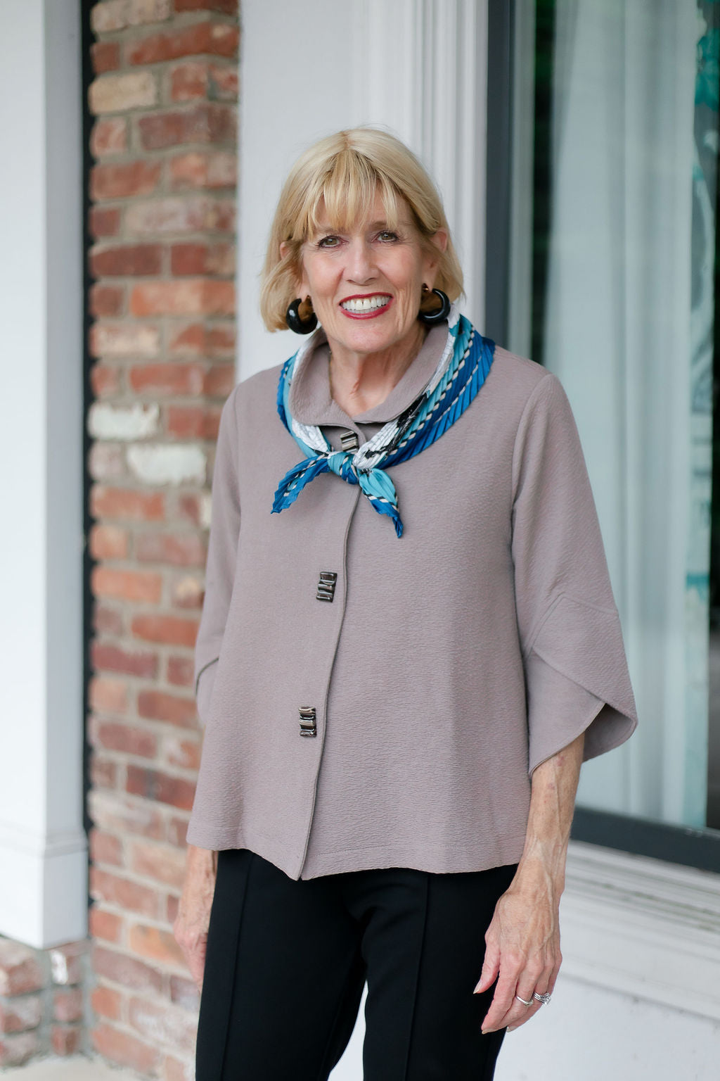 Opal Mix Plisse Scarf