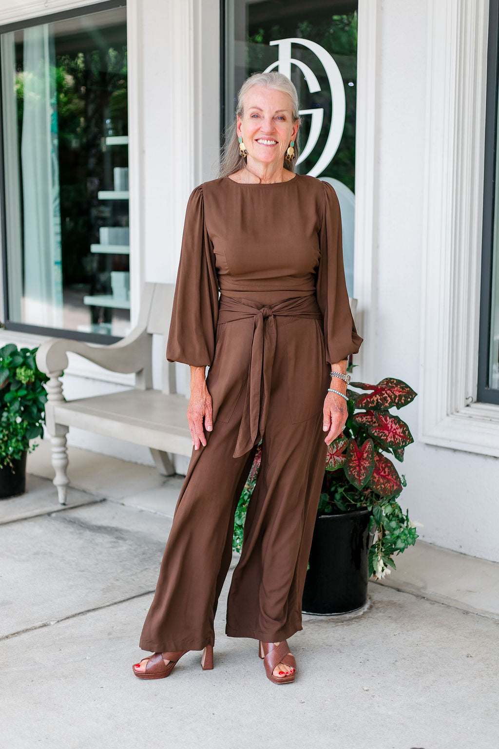 Grace Top | Brown