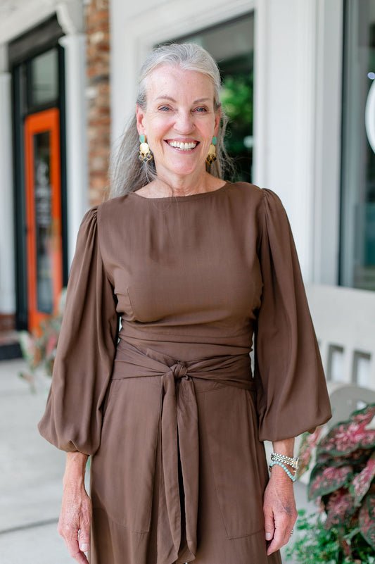 Grace Top | Brown
