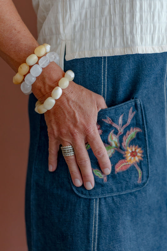 Clear Bead Bracelet