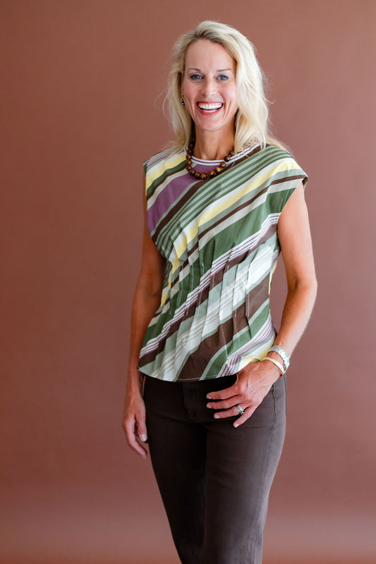 Nala Top | Vineyard Stripe