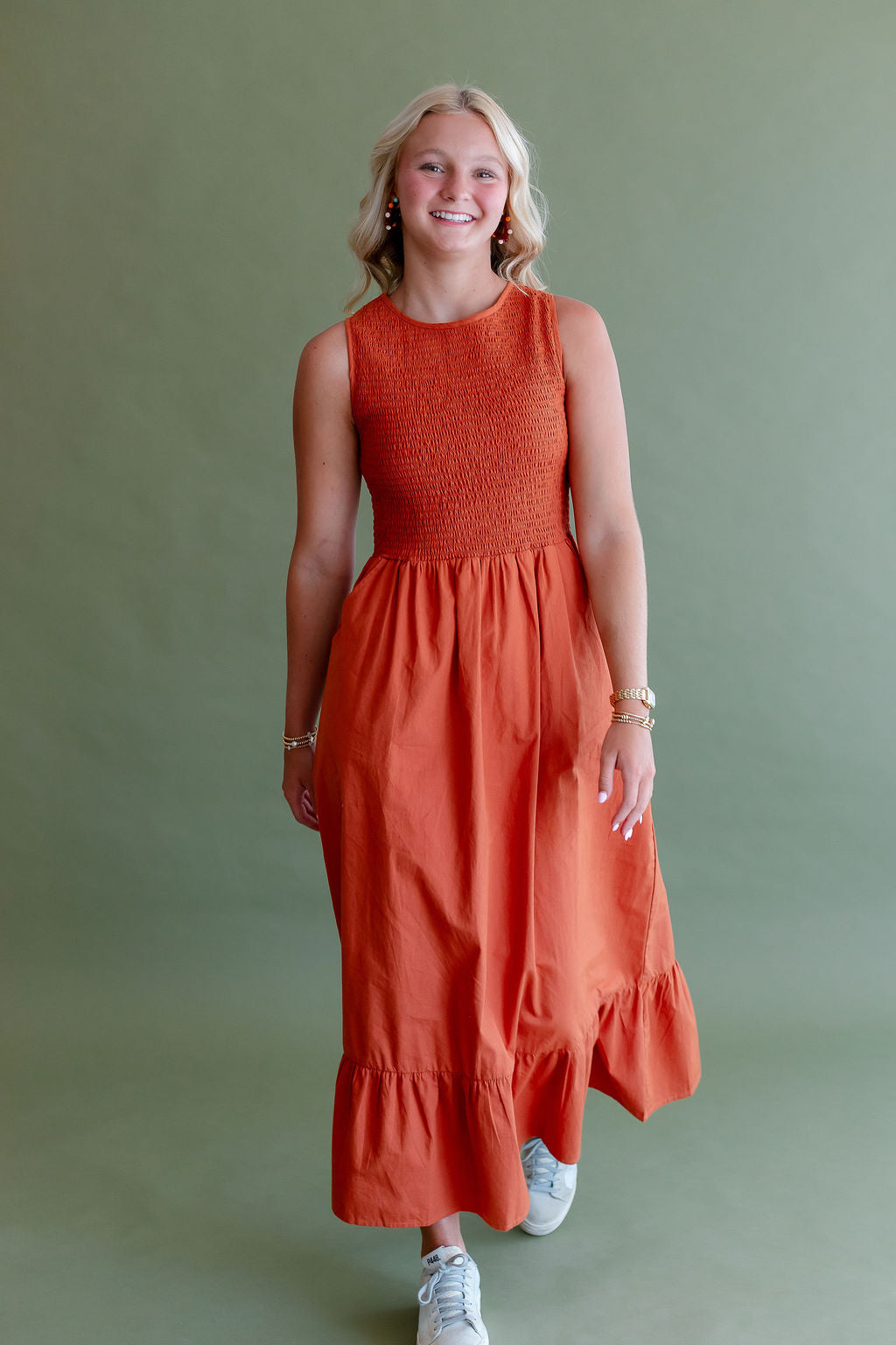 Margot Dress | Persimmon