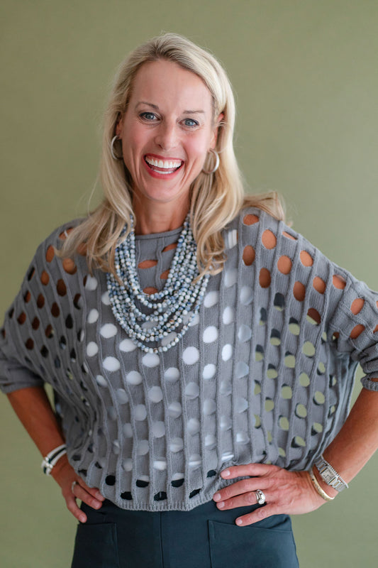 Open Weave Chic Topper