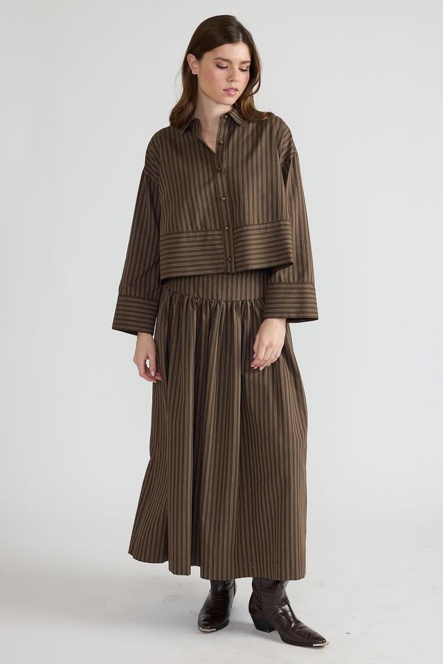 Edith Skirt | Hearth Stripe