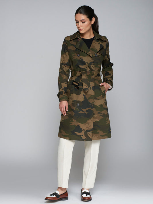 Camo Trench Coat