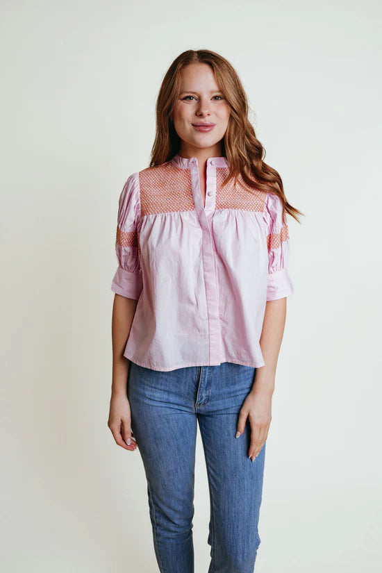 Sutton Top | Pink/Org