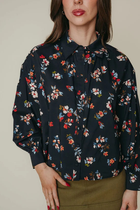 Gracen Top | Midnight Bloom