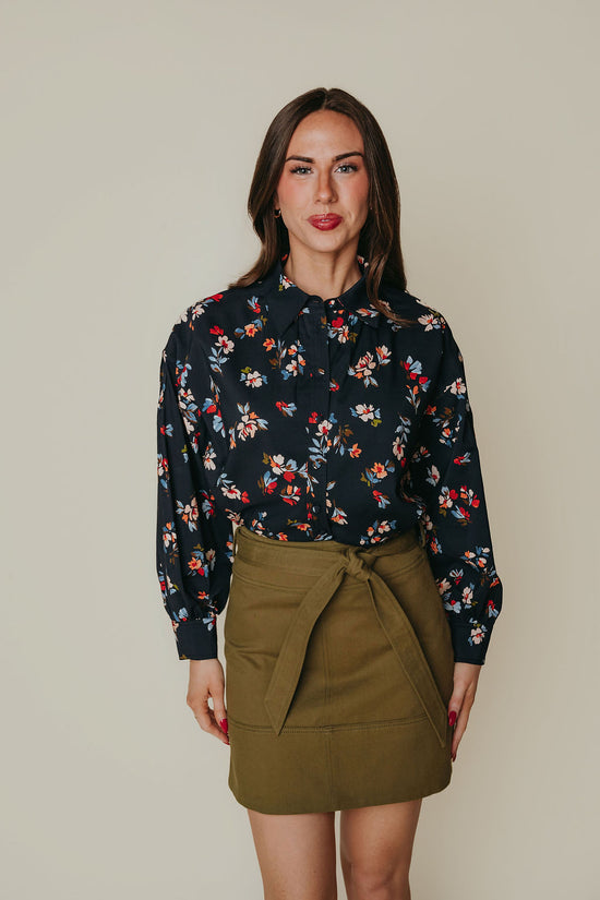 Gracen Top | Midnight Bloom