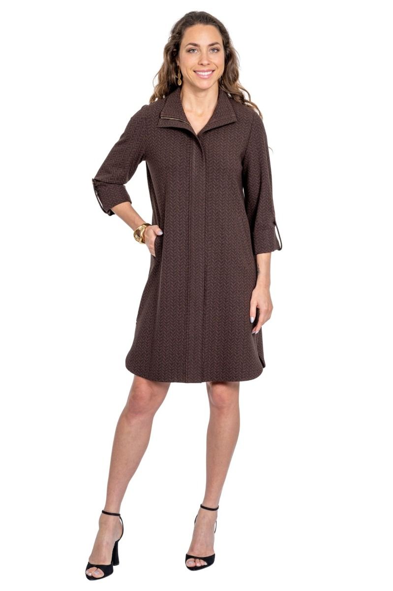 Milo Dress | Herringbone