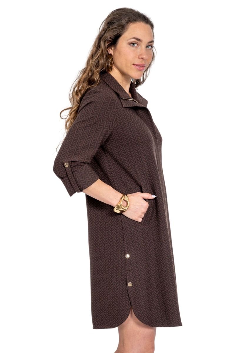Milo Dress | Herringbone