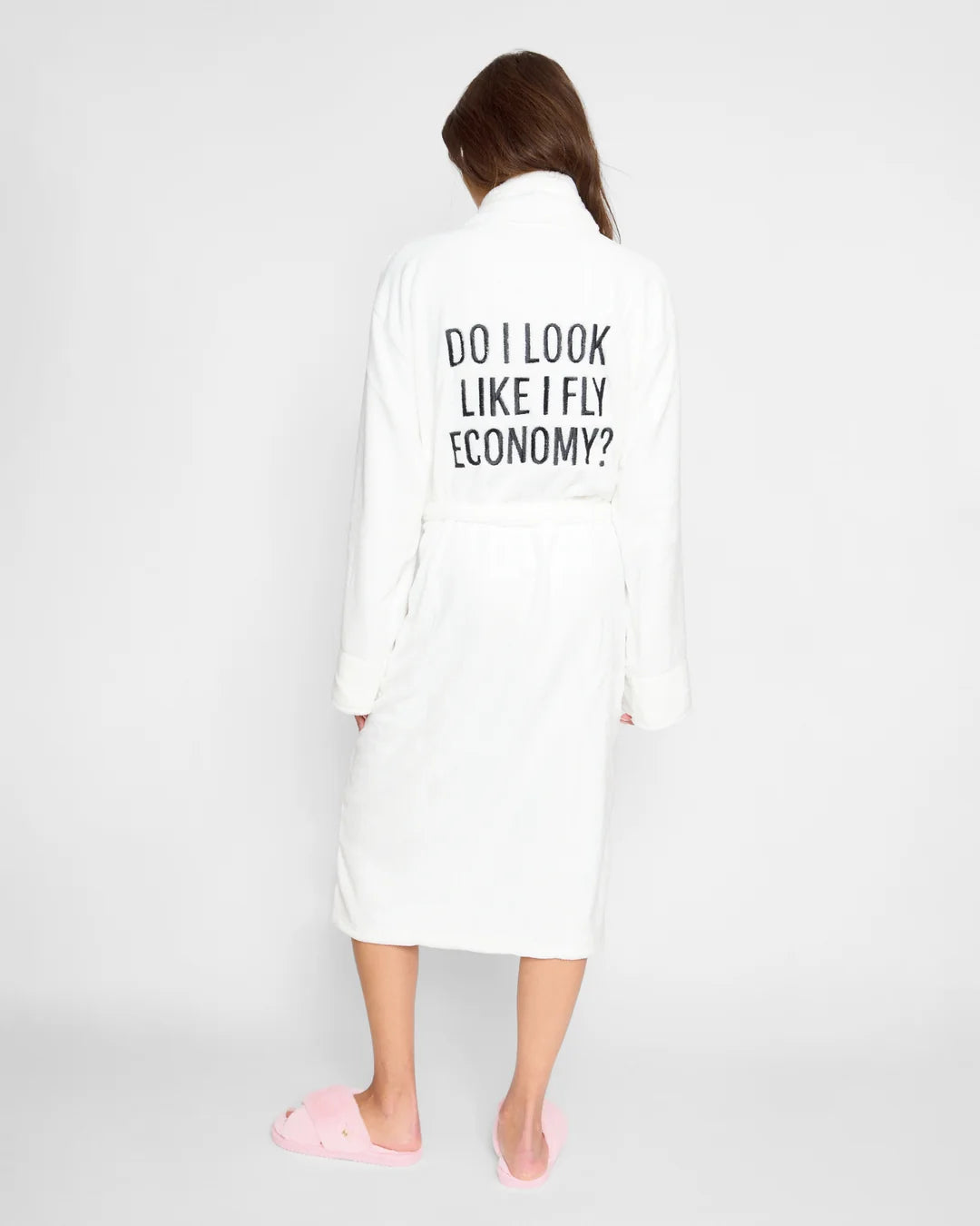 Plush Robe | Do I Look Like I Fly Economy