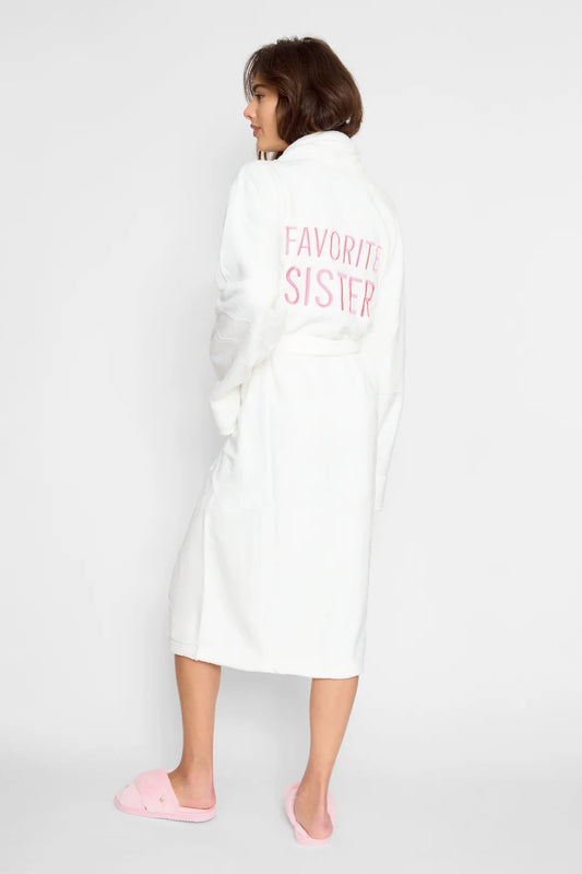 Plush Robe | Favorite Sister