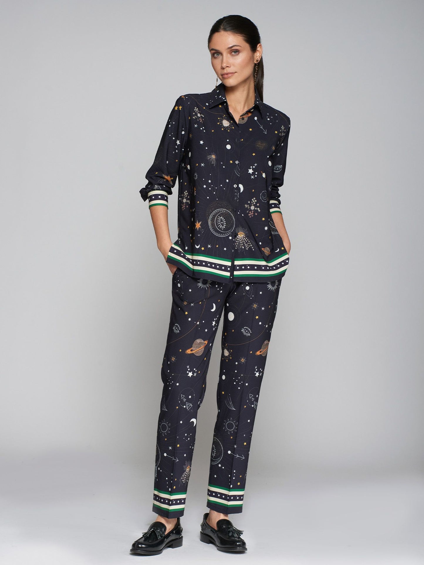 Cosmic Print Trouser