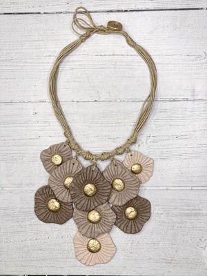 Natural Paper Necklace
