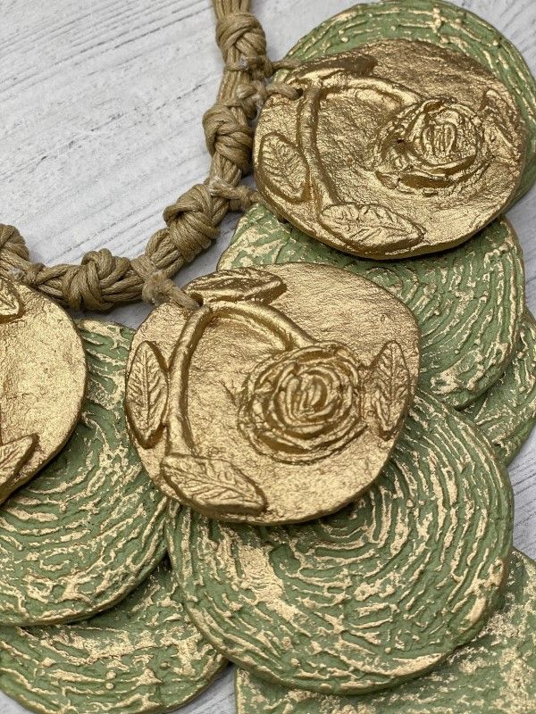 Lime/Gold Necklace