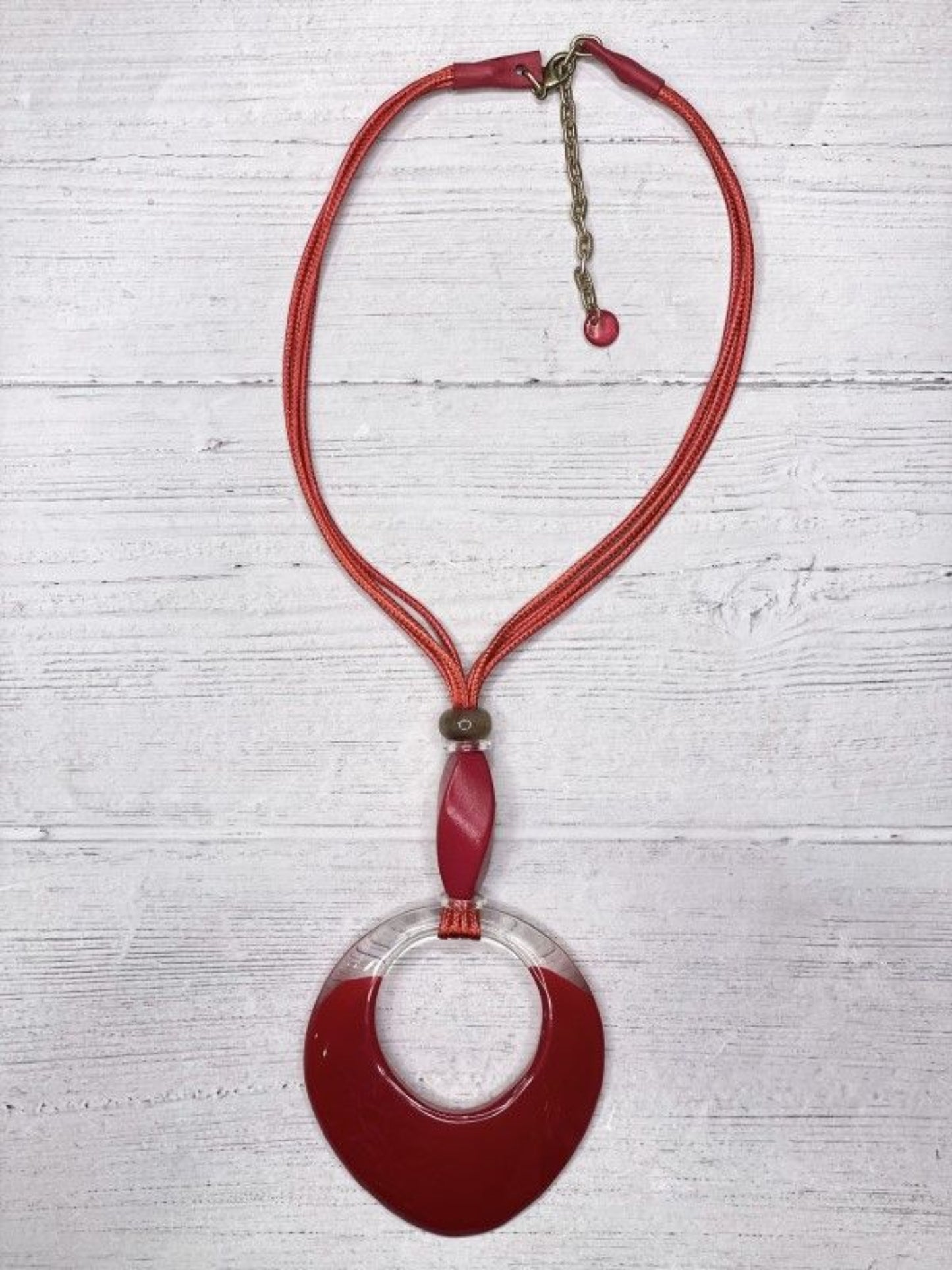 Red Pendant Necklace