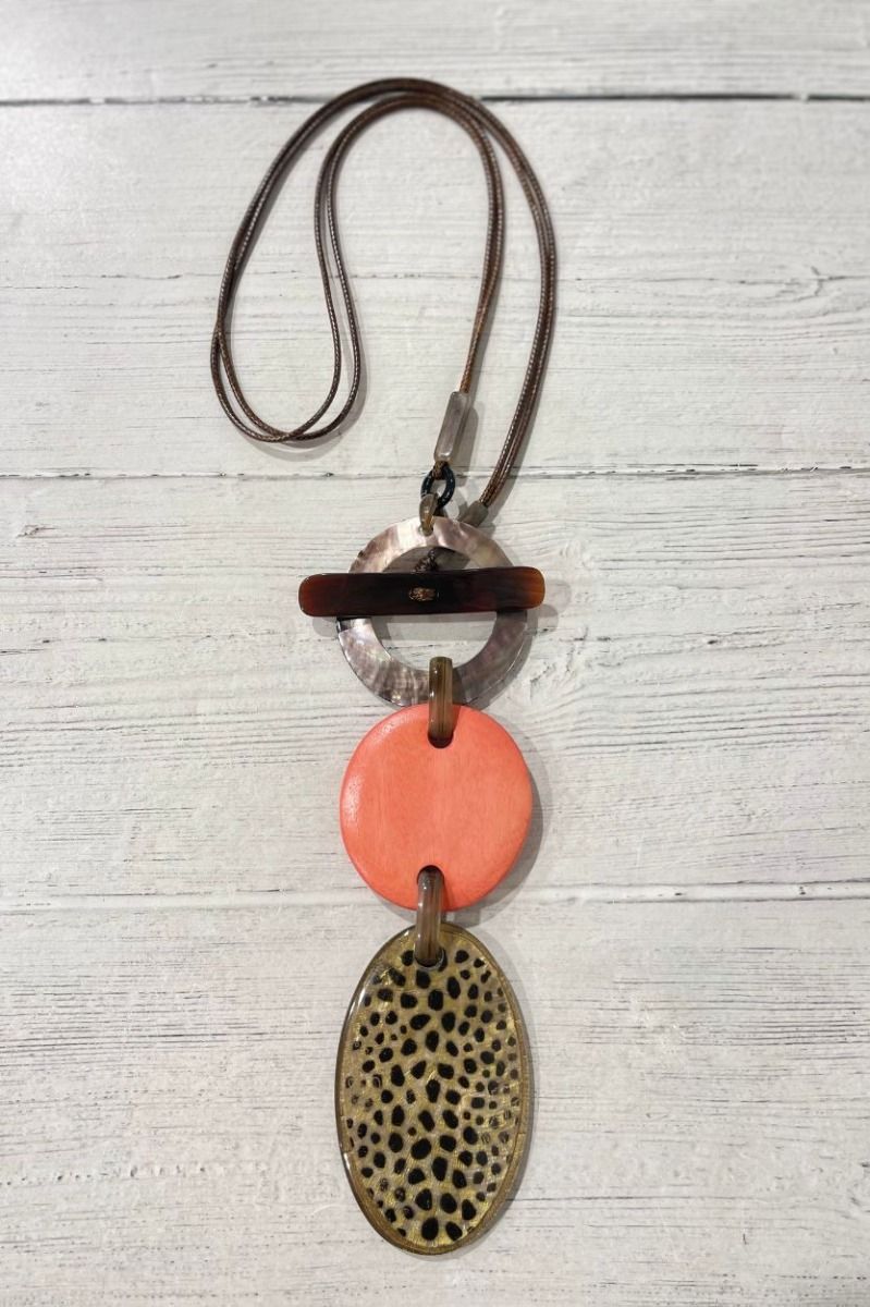 Pendant Necklace | Orange