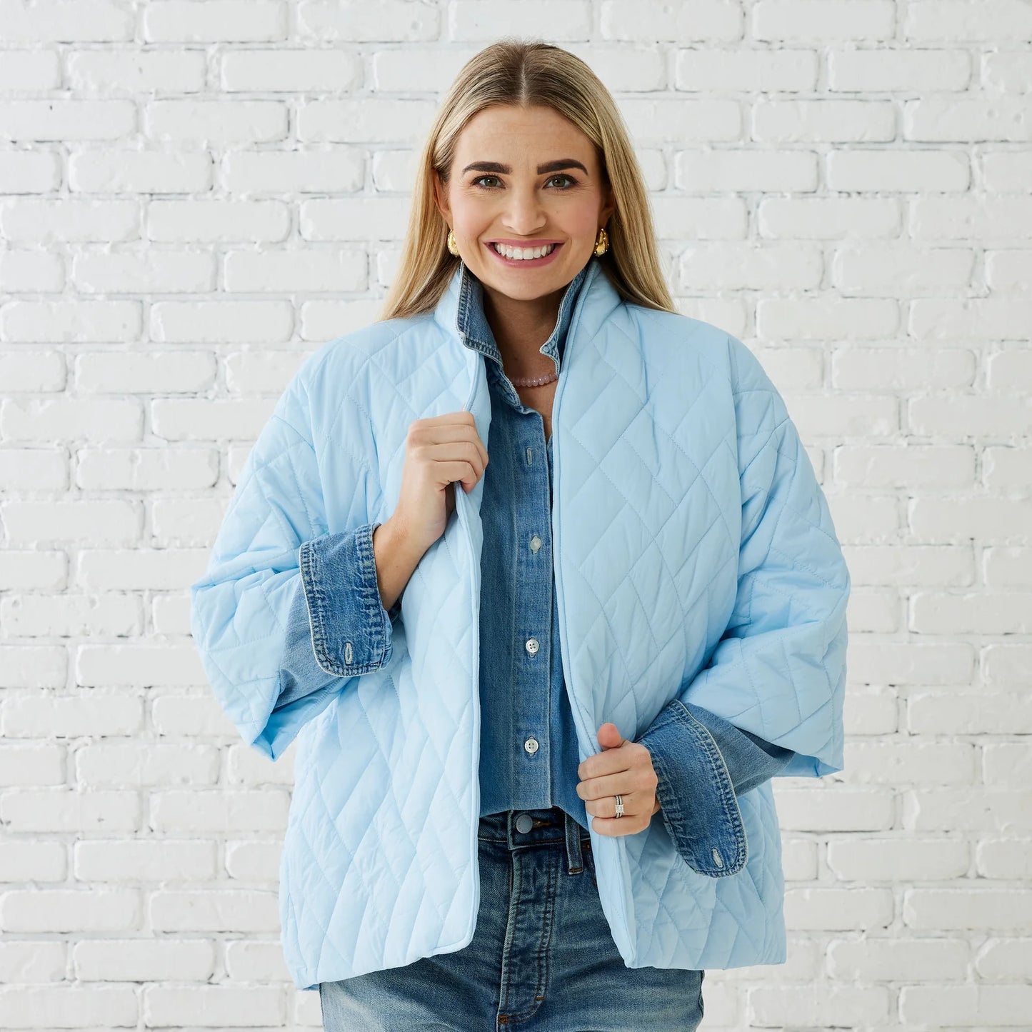Penny Puffer | Light Blue