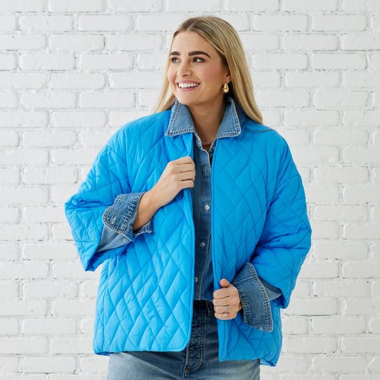 Penny Puffer | Sky Blue