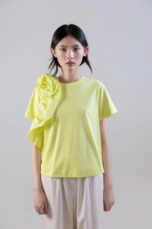 Rosette Tee | Flash Lemon