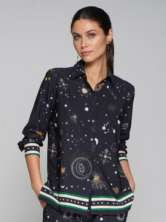 Cosmic Print Shirt