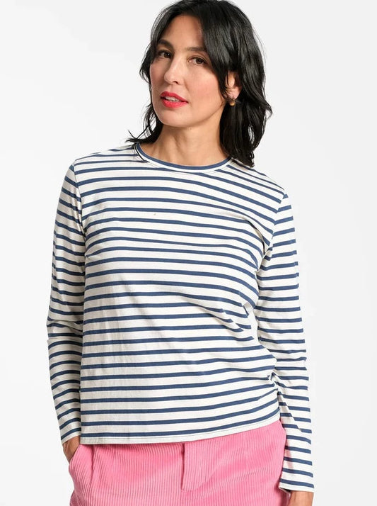 Striped Top | Navy