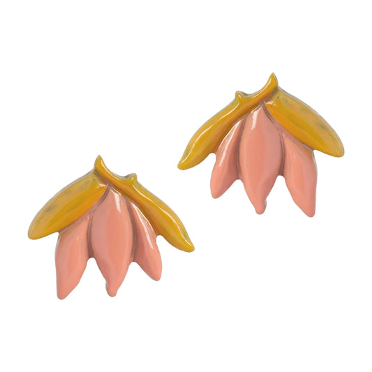Rosy Blossom Studs