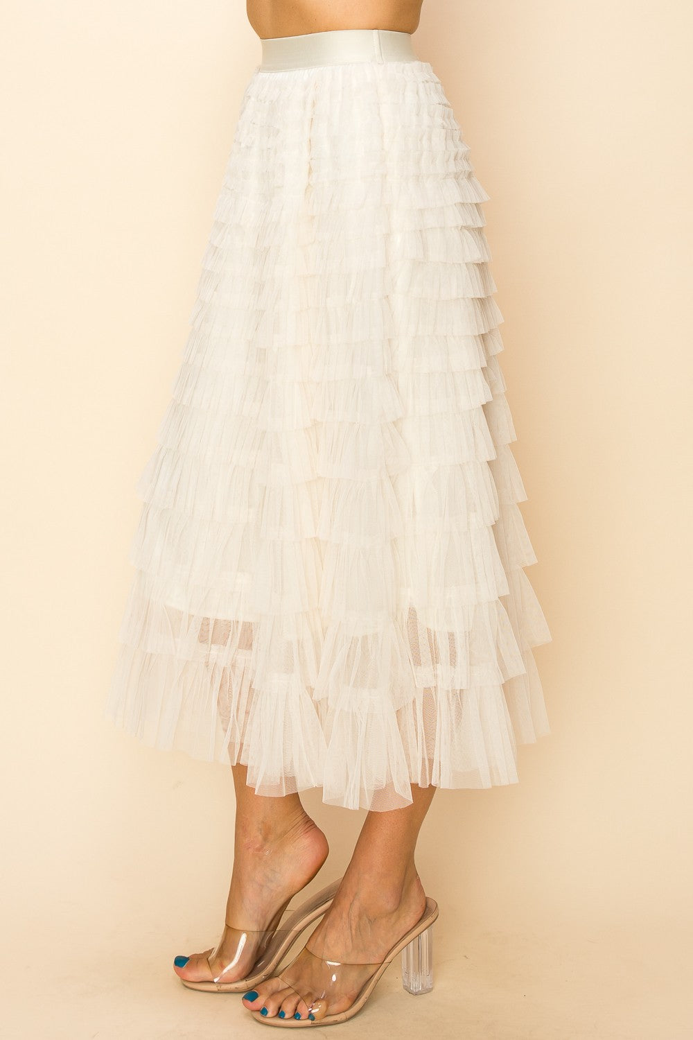 Tulle Skirt | Tan