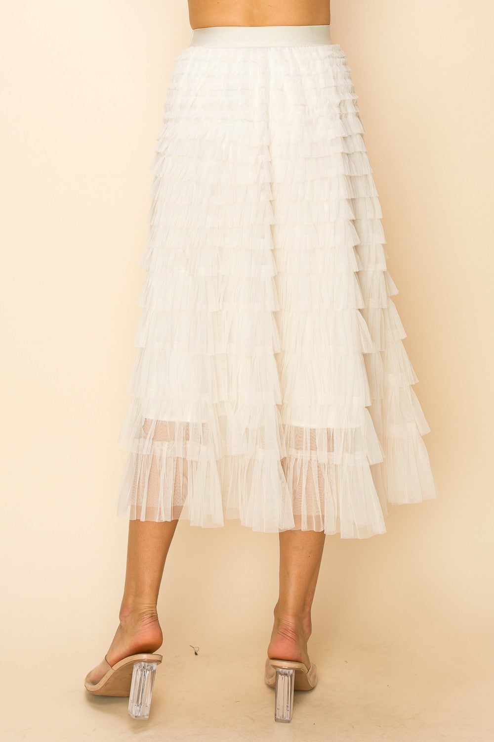 Tulle Skirt | Tan