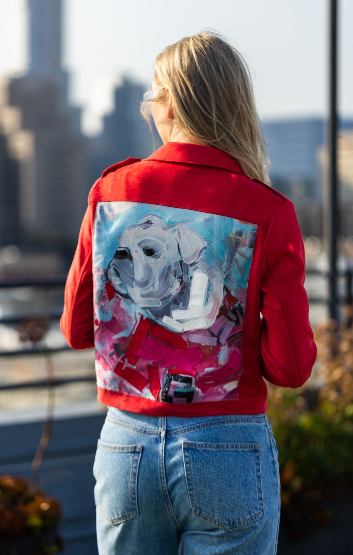 Bulldog Moto Jacket | Red