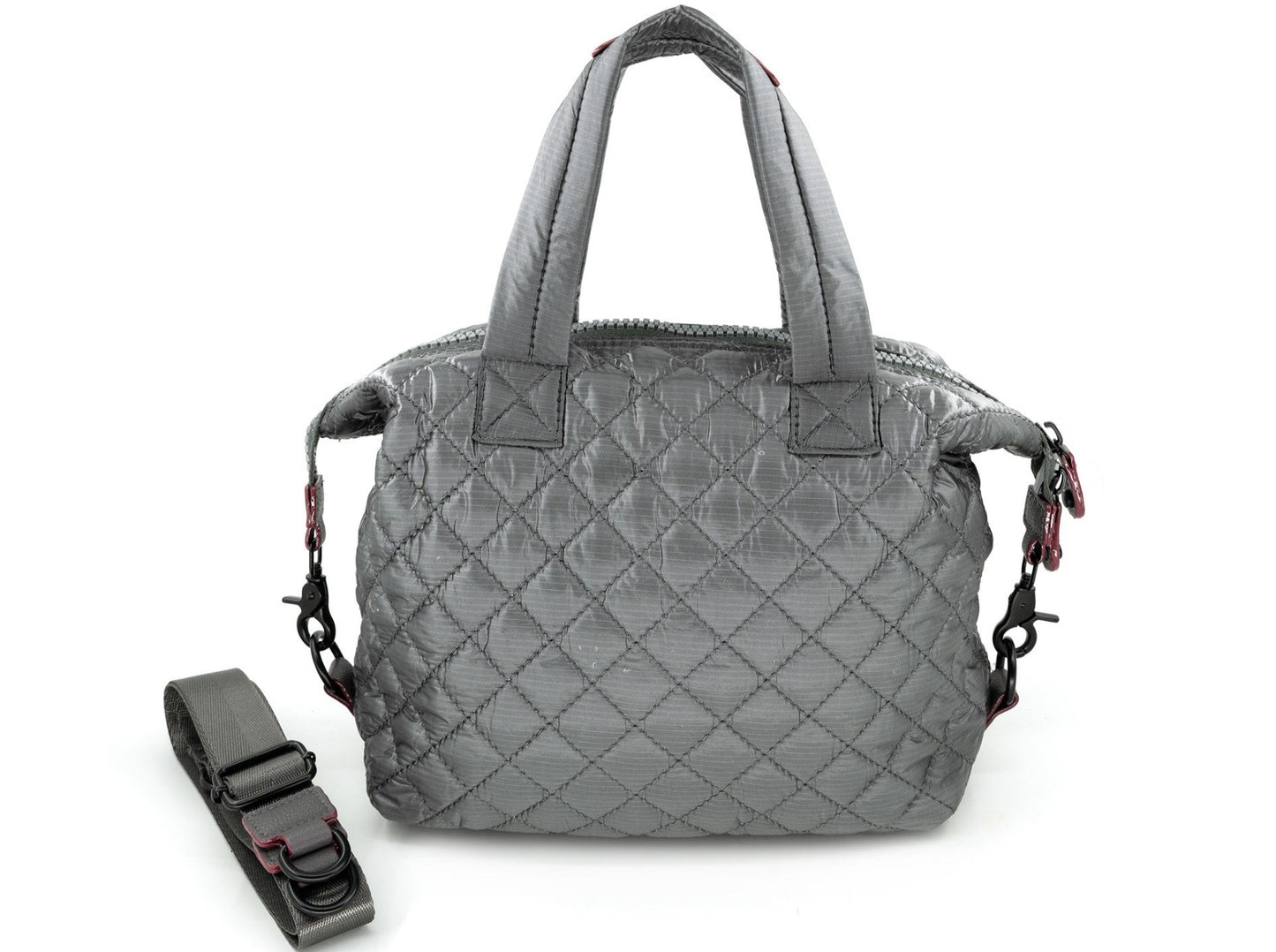 Mini Quilted Bag | Pewter