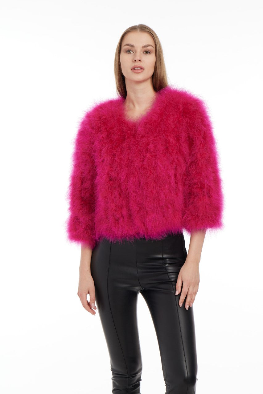 Bianca Father Coat | Hot Pink