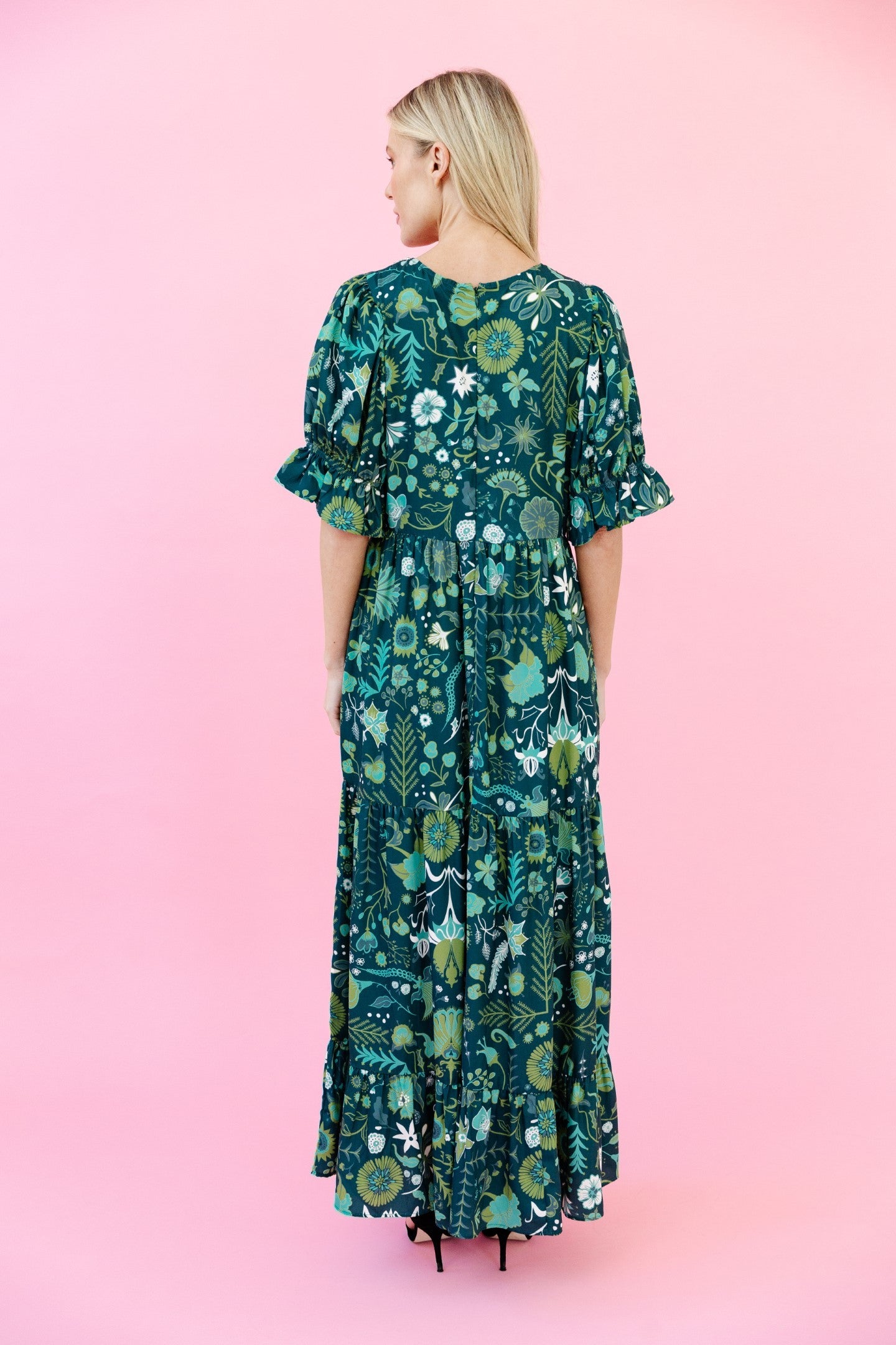 Michola Dress | Spruce Floral