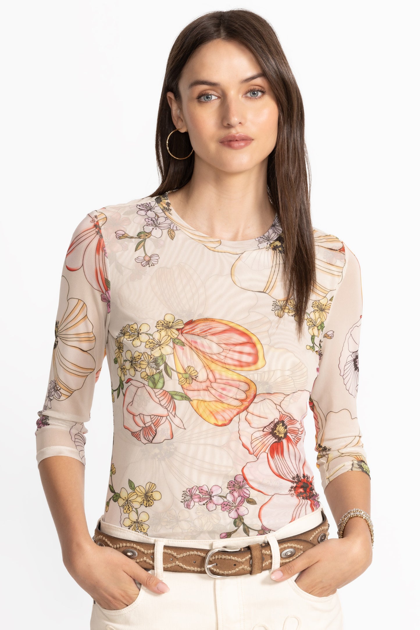 Kaia Mesh Tee